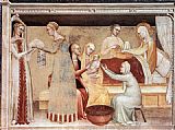 The Birth of the Virgin by Giovanni da Milano
